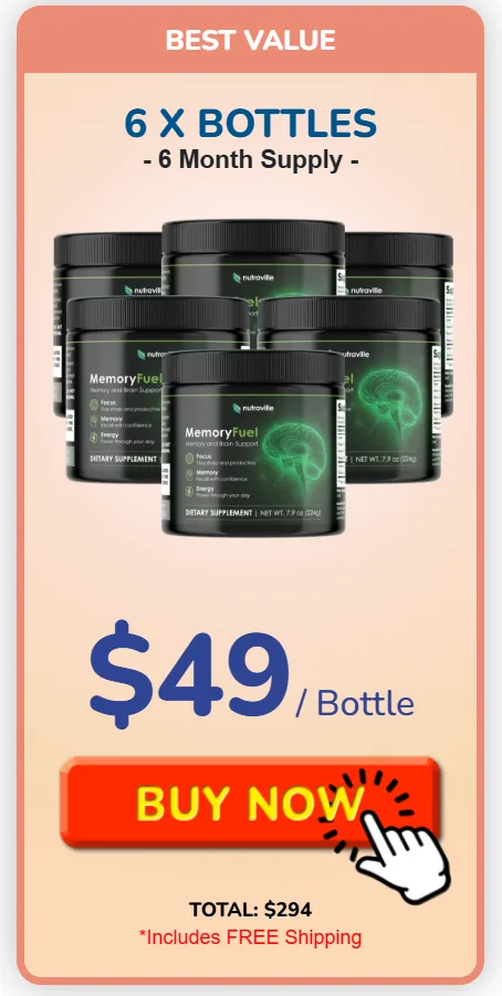 MemoryFuel 6 Bottle Price